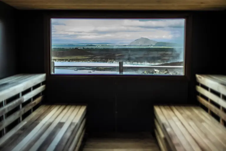 Steam room of the Myvatn Nature Baths